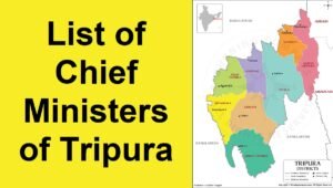 list-of-chief-ministers-of-tripura