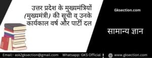 list-of-chief-ministers-of-uttar-pradesh