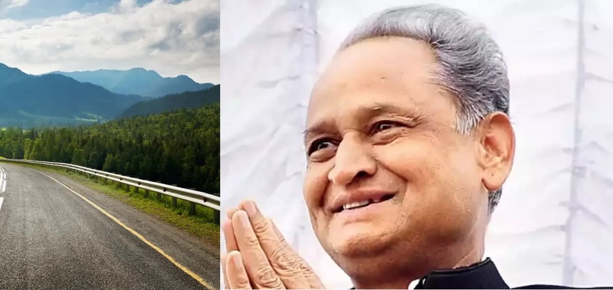 मुख्यमंत्री अशोक गहलोत जिले की चार सड़कों का किया शिलान्यास