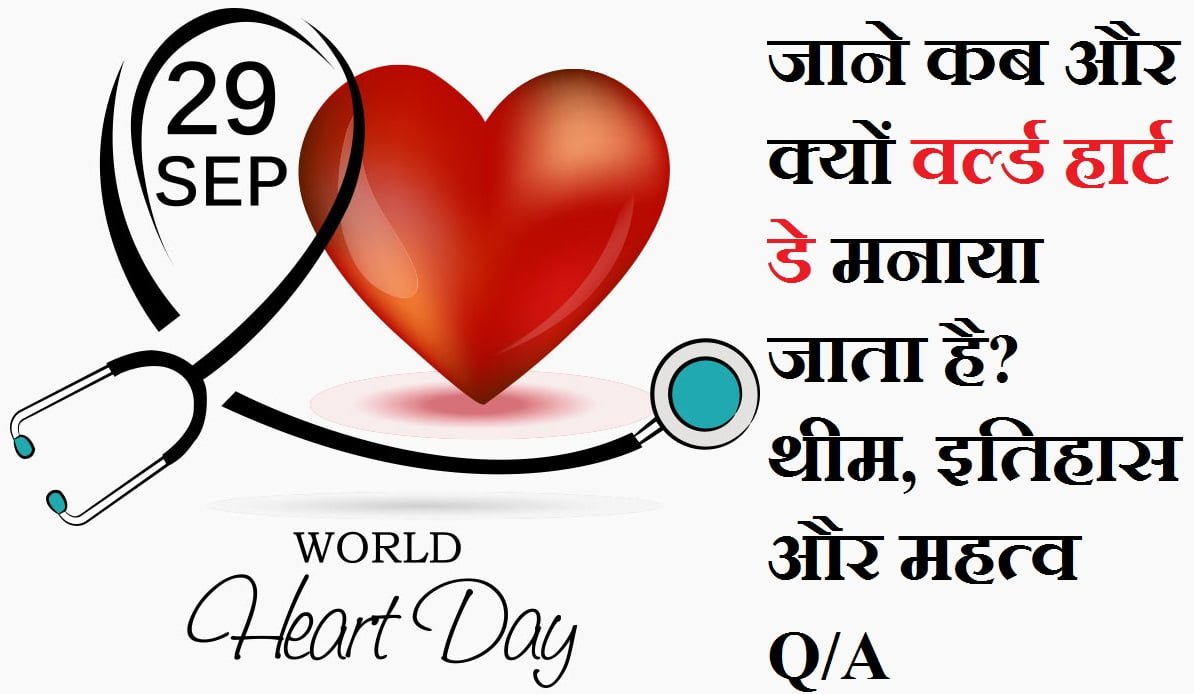29 सितंबर वर्ल्ड हार्ट डे – World Heart Day 2025 in Hindi