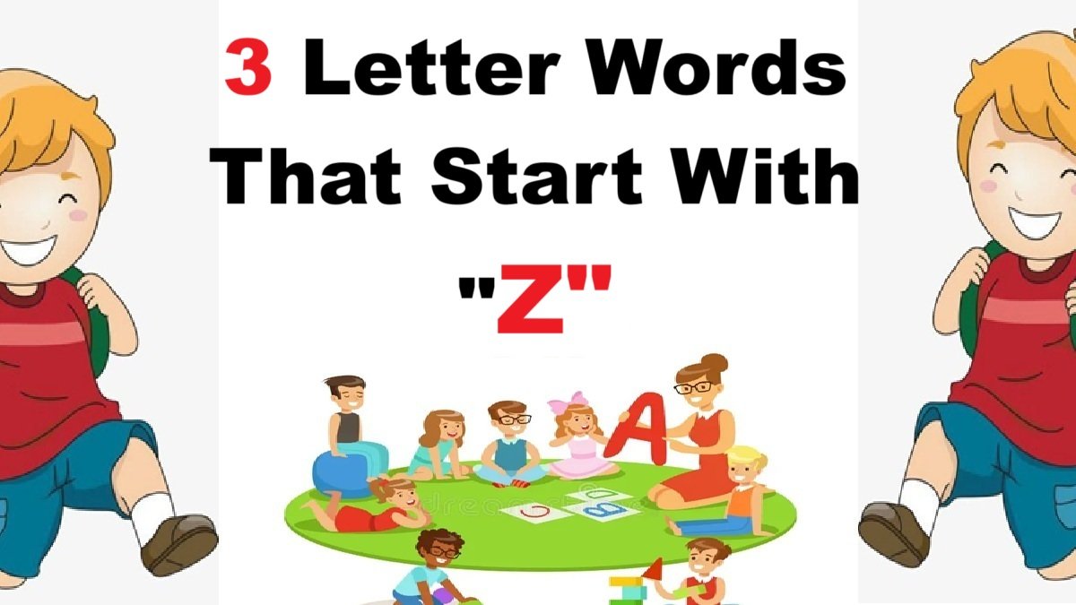 Three Letter Words Starting With Z | List Of 3 Letter Words That Start With Z
