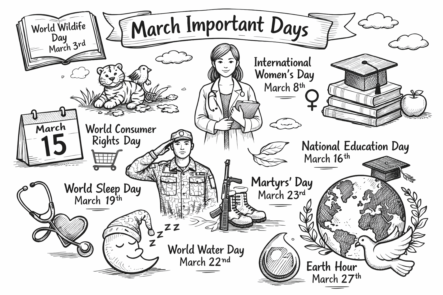 Important Days in March 2026: National & International Days